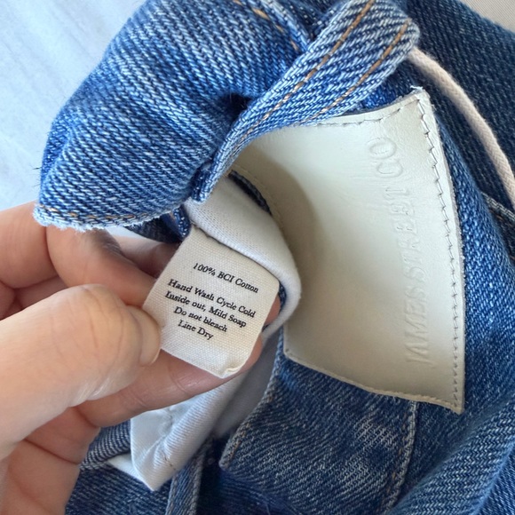 James Street Co NWT 29 JS Relaxed Denim Short Mid Wash - Picture 12 of 12
